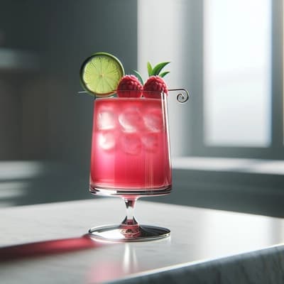 How is the Floradora Cocktail Served?