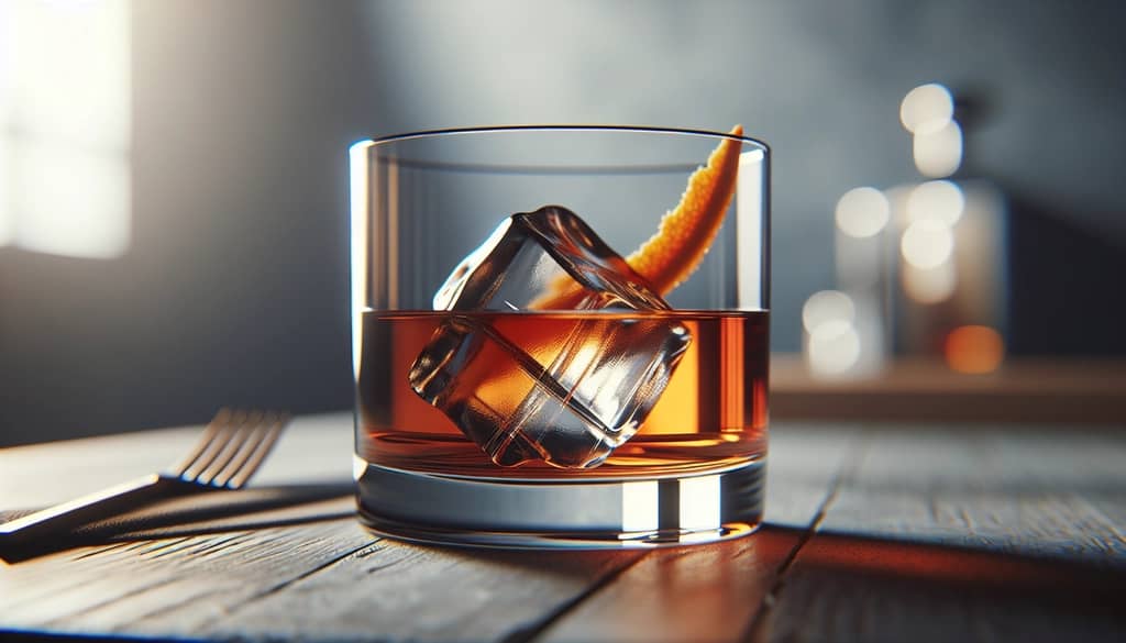 home bartender preparing colorful modern cocktail