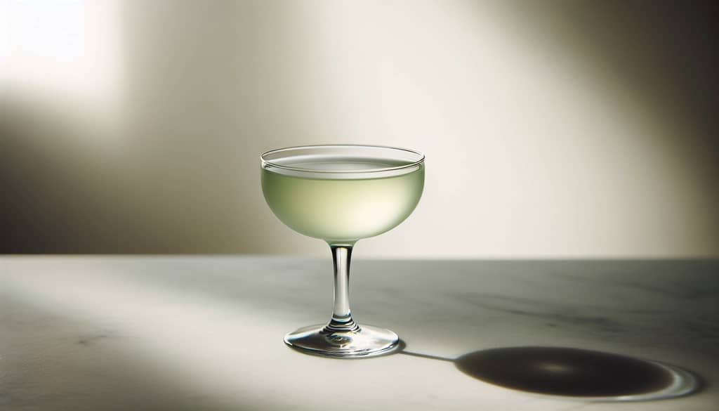 last word cocktail in coupe glass