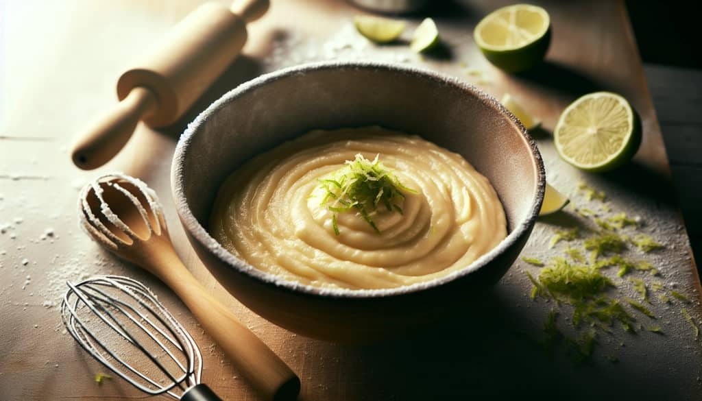 lime zest in cake batter