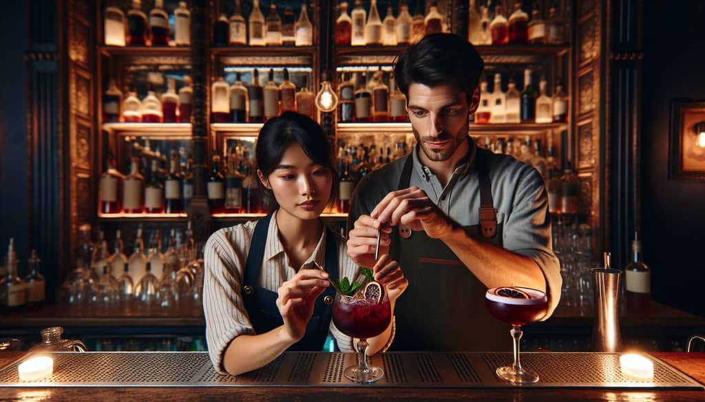 Modern bartenders experimenting with the Porto Flip, adding unique twists and garnishes