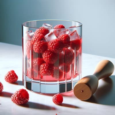 Tipps zum Zerquetschen von Himbeeren in Cocktails