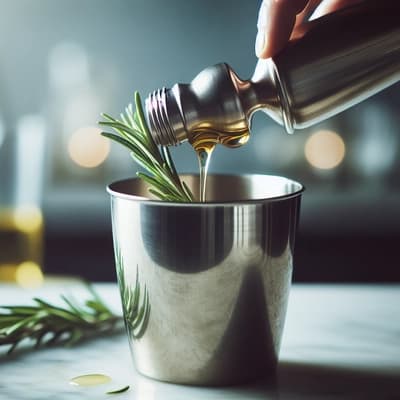 Wie kann ich Rosmarin in einen Cocktail einfließen lassen?