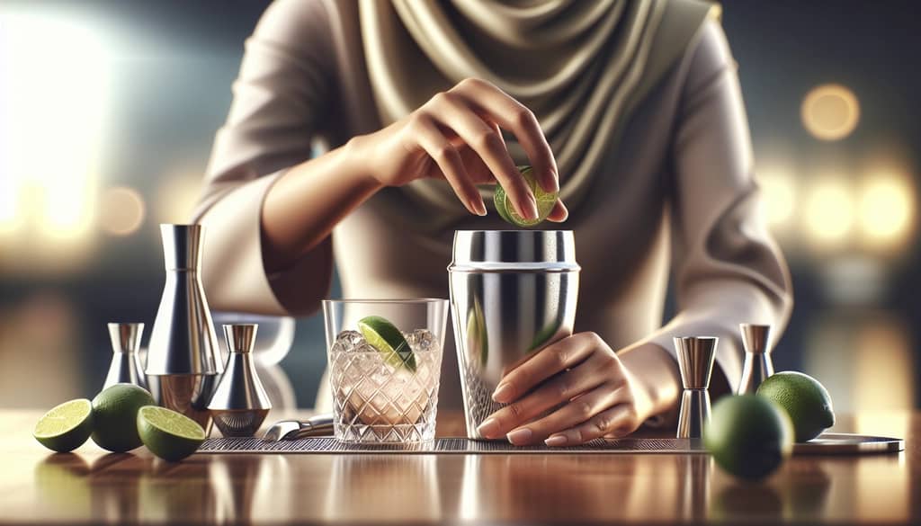 çoklu barmenlik teknikleri ile kokteyl yapımı
