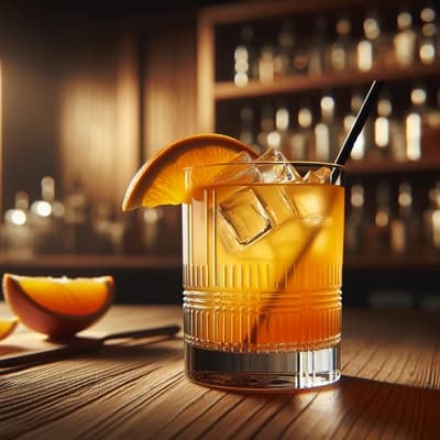 Bebidas creativas con jugo de naranja y tequila
