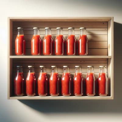 Wie sollte ich Tomatensaft lagern?