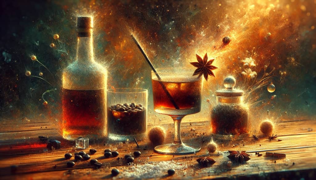 Various creative versions of the classic Revolver cocktail featuring bourbon and coffee liqueur