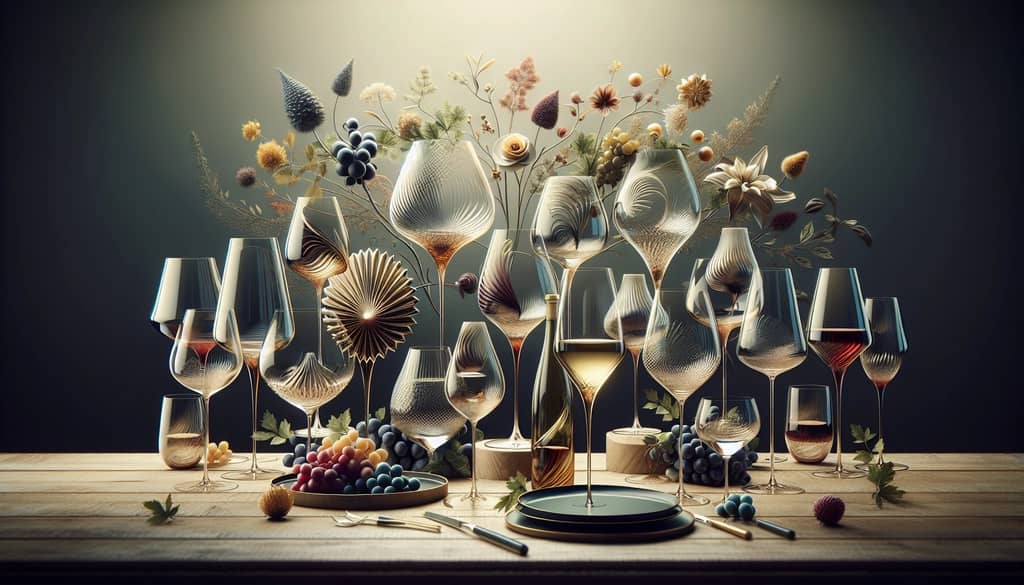 Various types of wine glasses showcasing their elegance and versatility for enhancing wine tasting experiences.