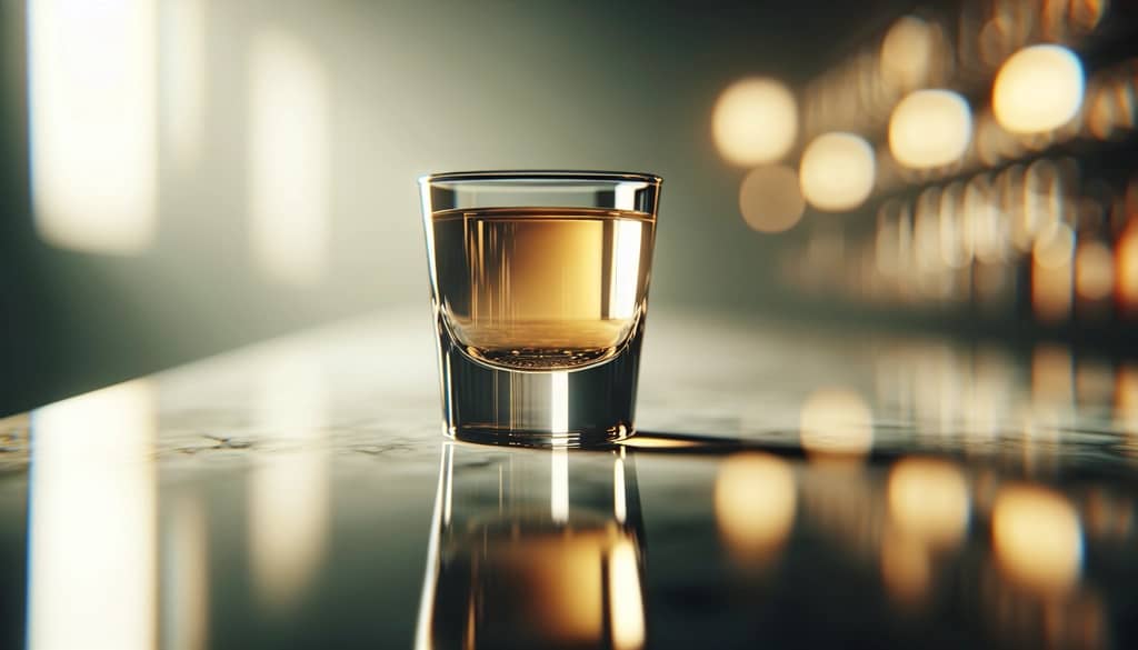 bartender sampling whiskey for cocktail